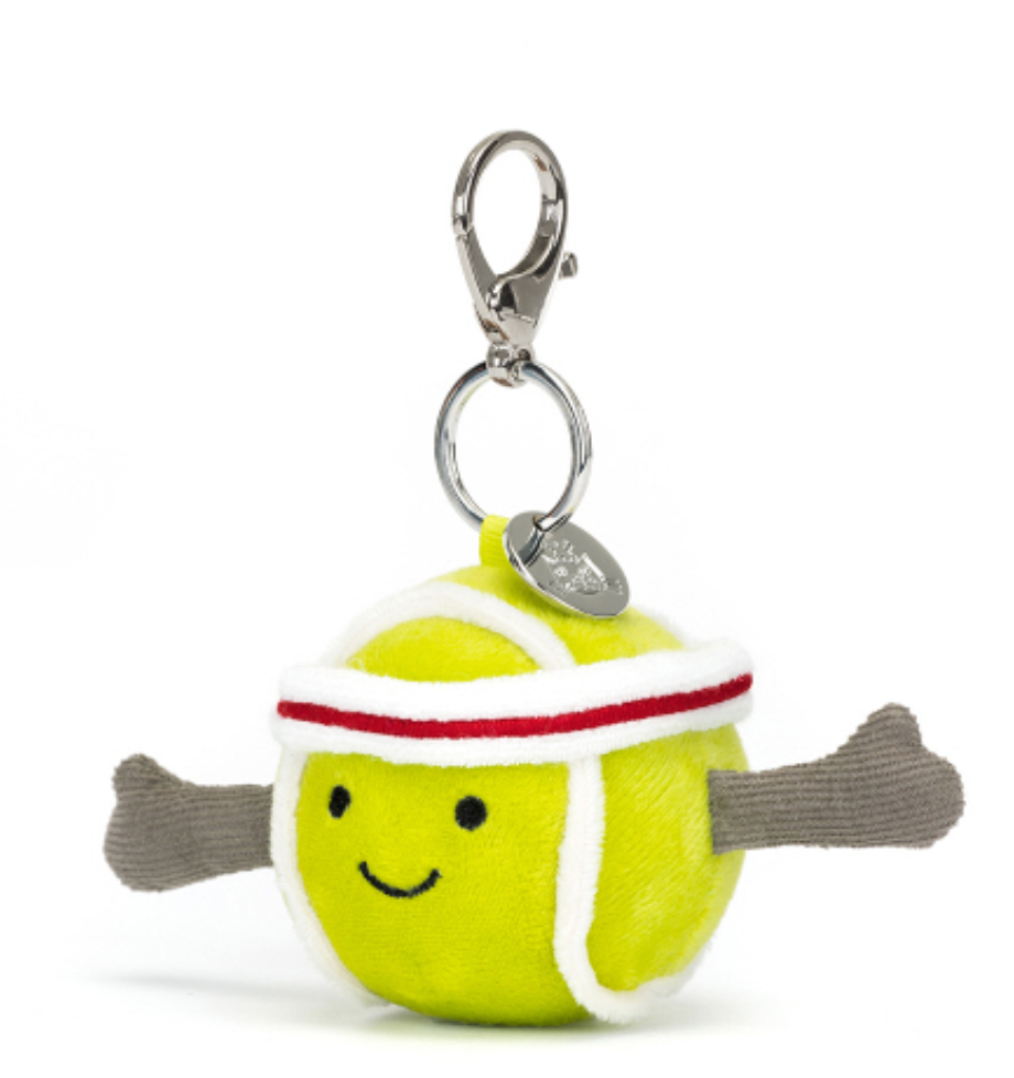 Jellycat - Amuseable Sports Tennis Ball Bag Charm - 5"