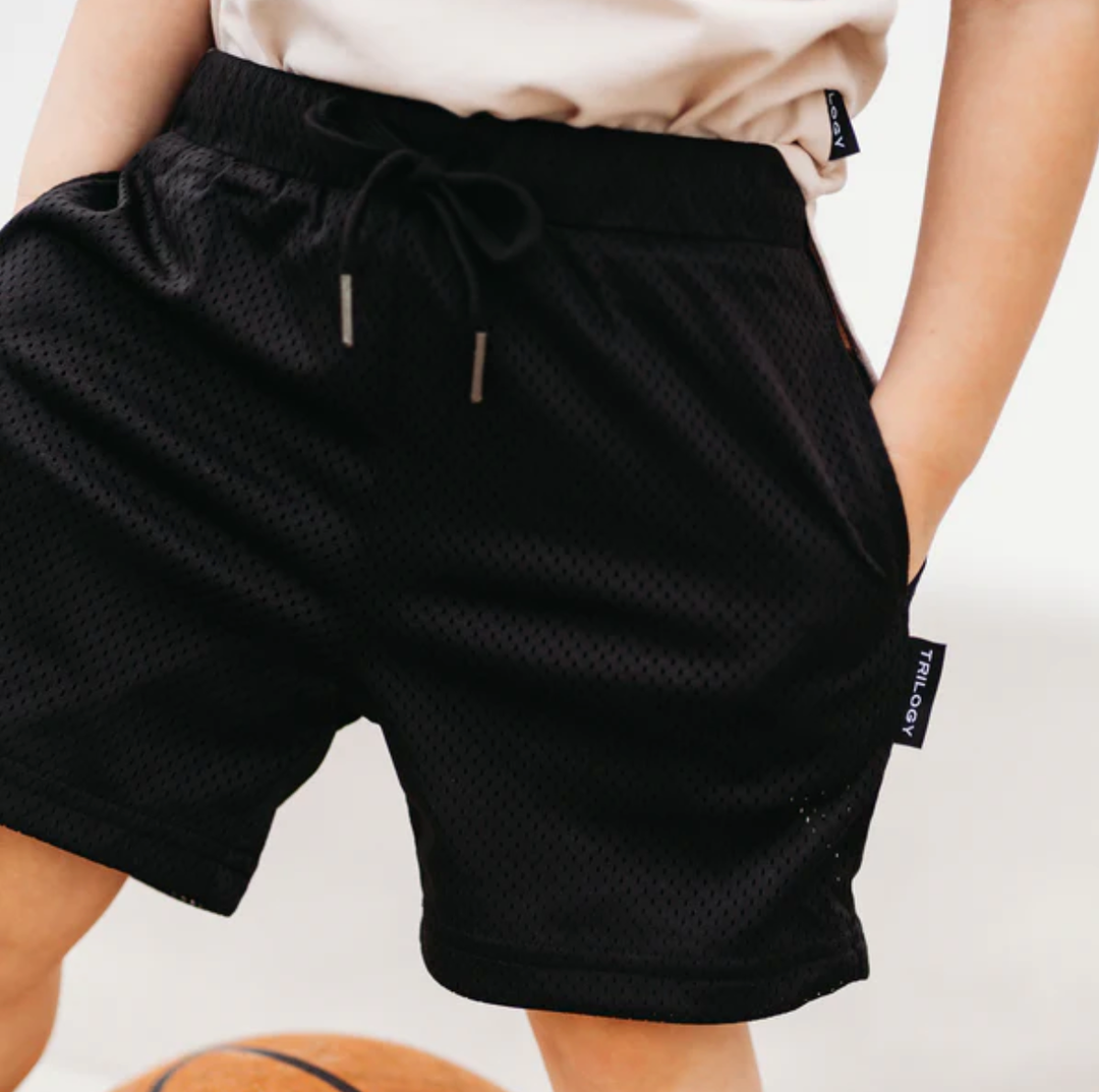 Trilogy Design Co - Gym Shorts in Black (18-24mo)