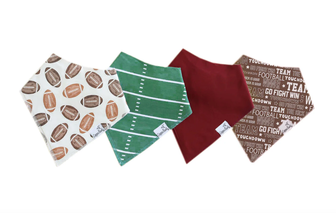 Copper Pearl - Baby Bandana Bib Sets of 4 - Multiple Styles Available