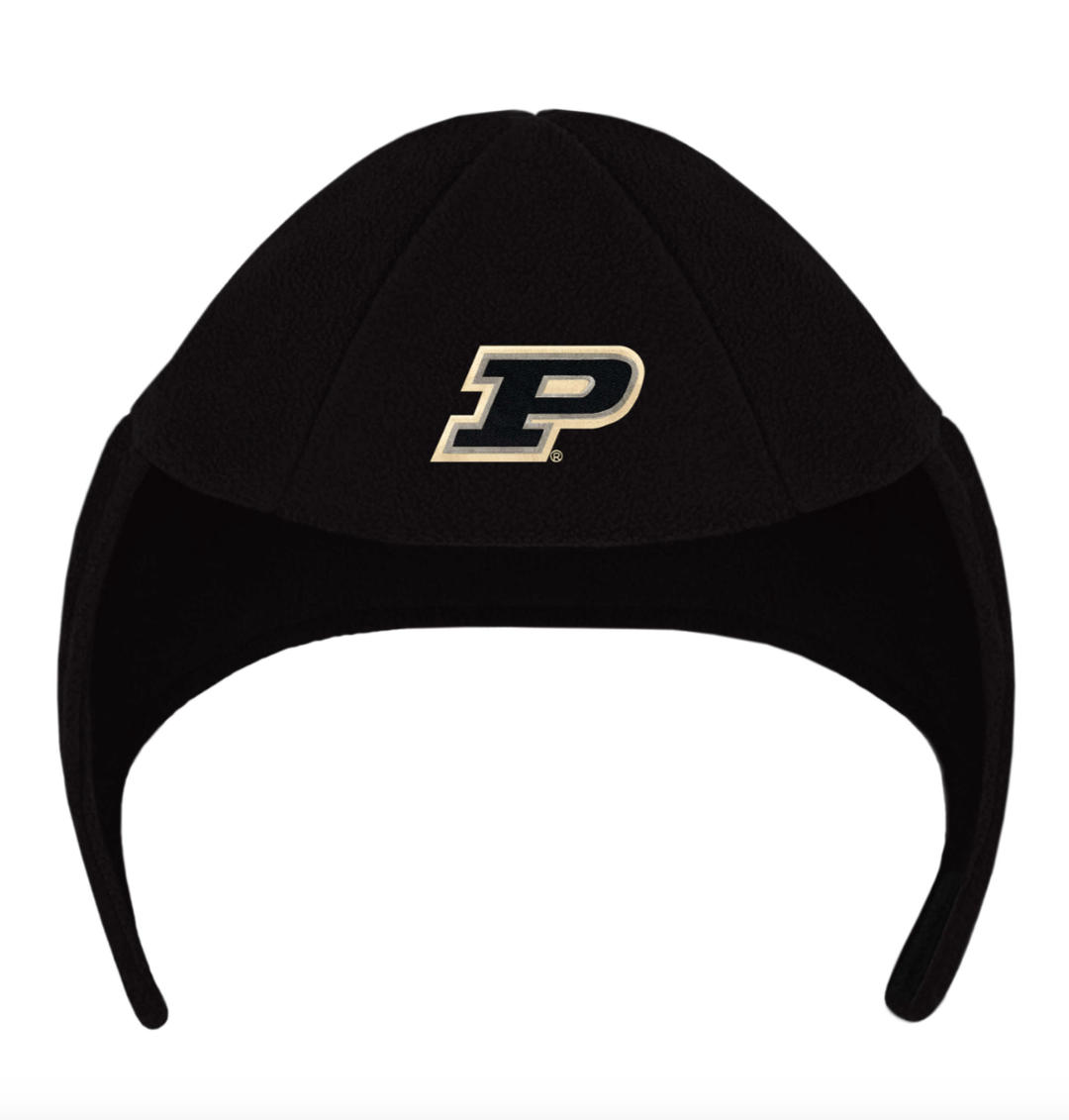 Purdue University Baby Chin Strap Beanie in Black