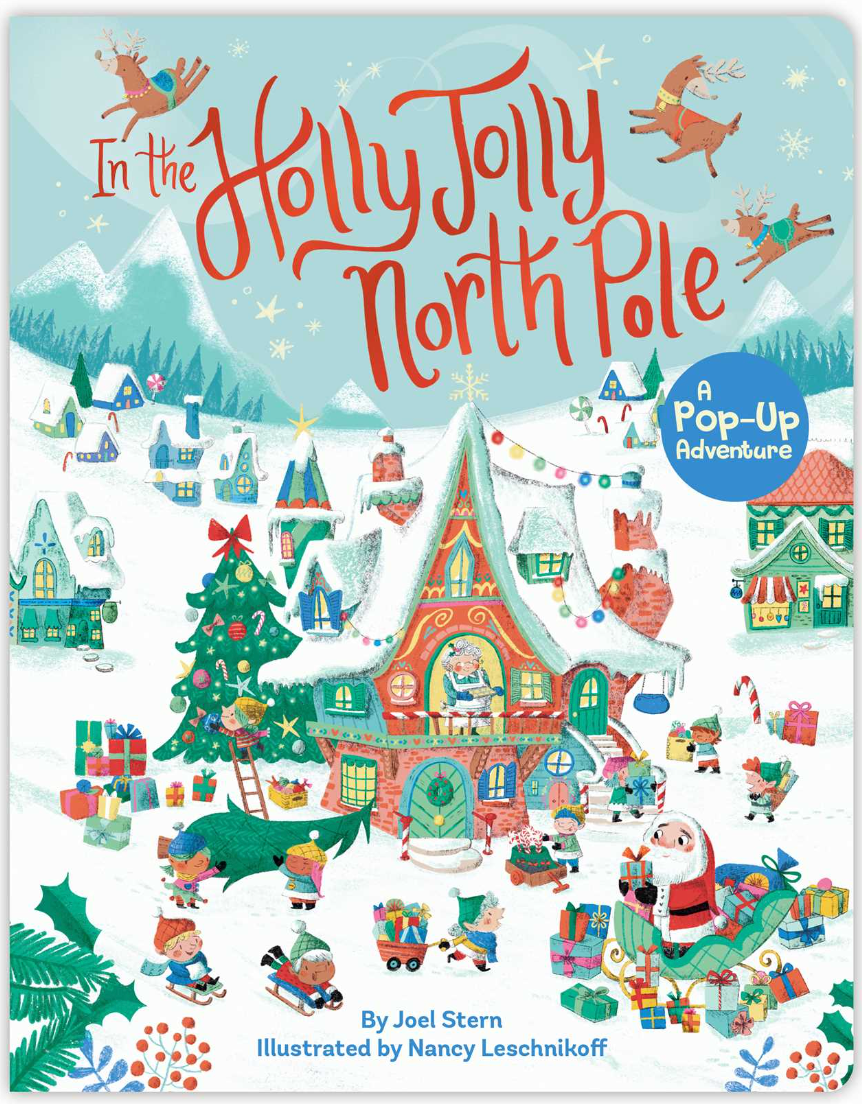 The Holly Jolly North Pole Pop-Up by Joel Stern - Board Book