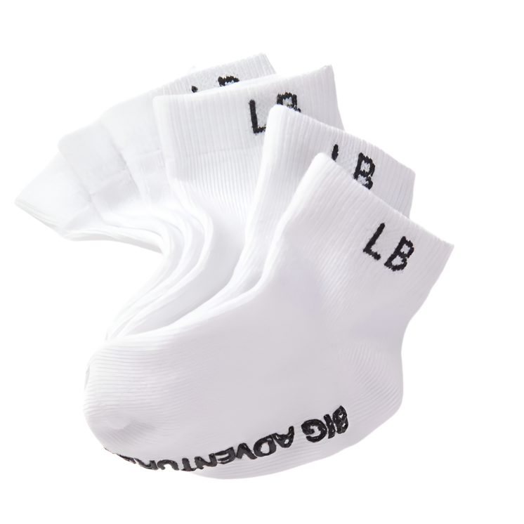 Little Bipsy - 3-Pack Ankle Socks - White