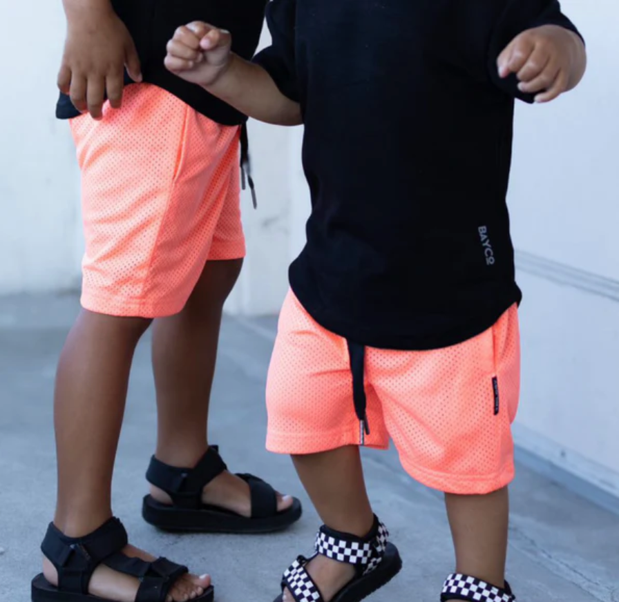 Trilogy Design Co - Gym Shorts in Neon Coral