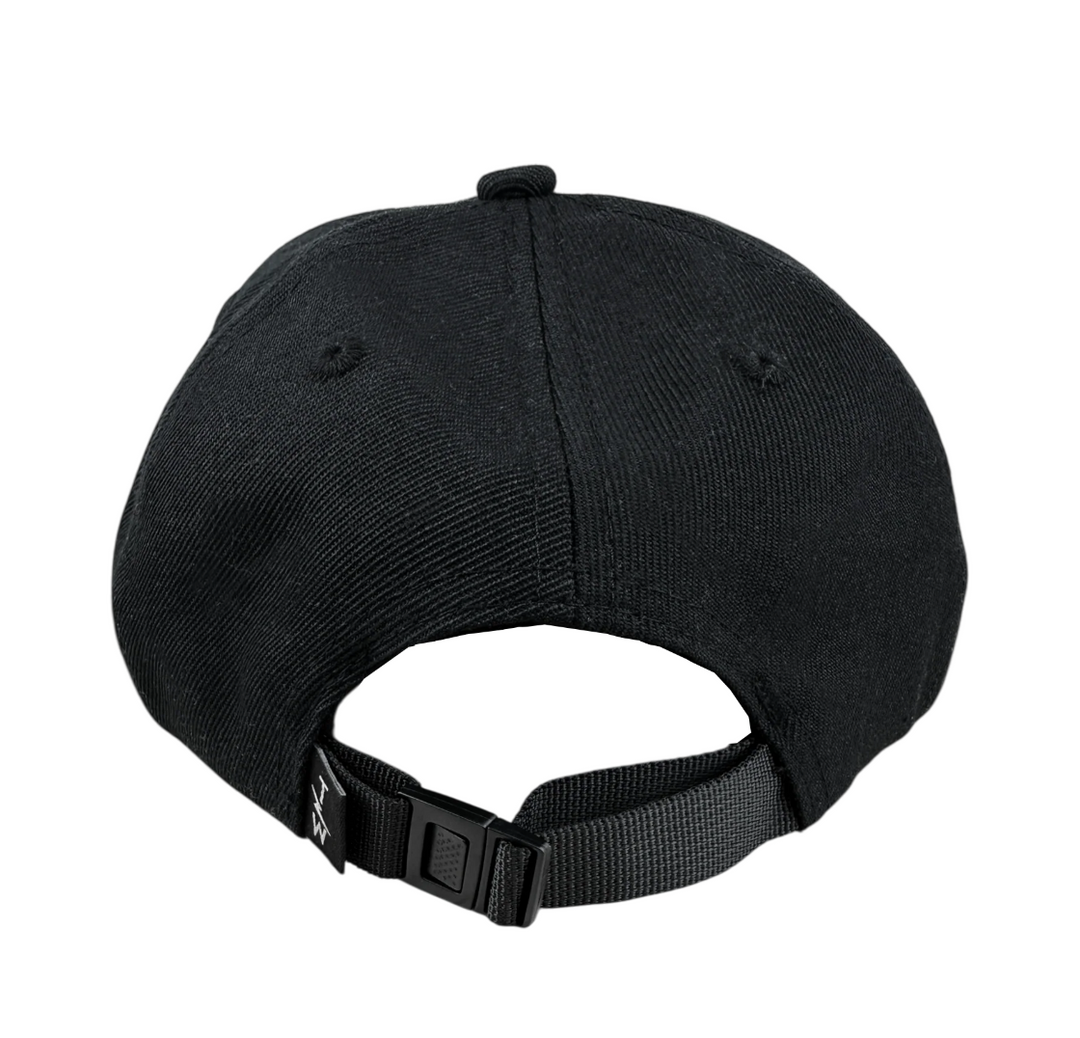 Tiny Whales - Rad Power Snapback Hat in Black