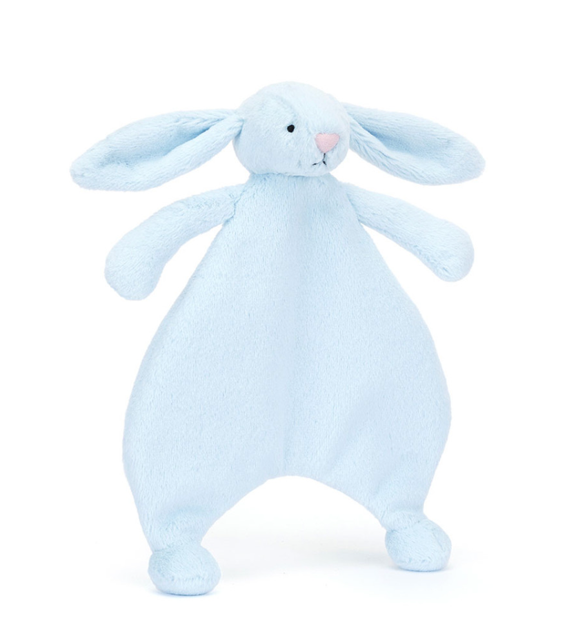 Jellycat -  Bashful Blue Bunny Comforter - 11"