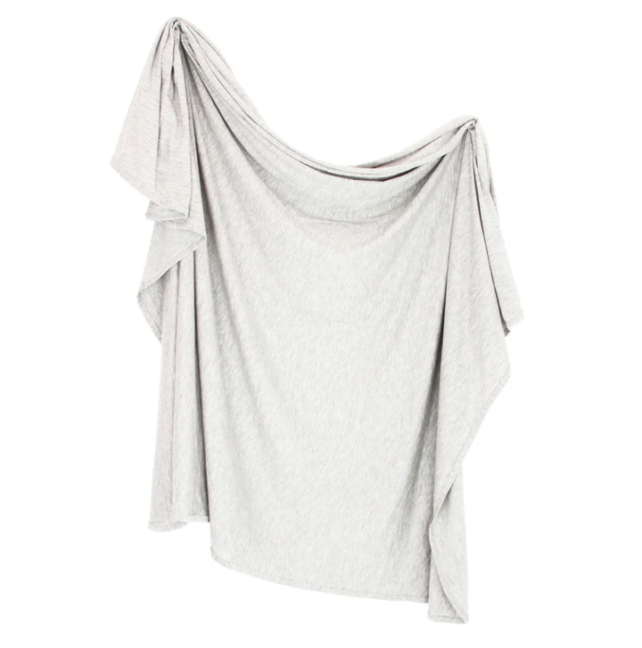 Lou Lou & Co - Asher Swaddle Blanket in Heather Grey