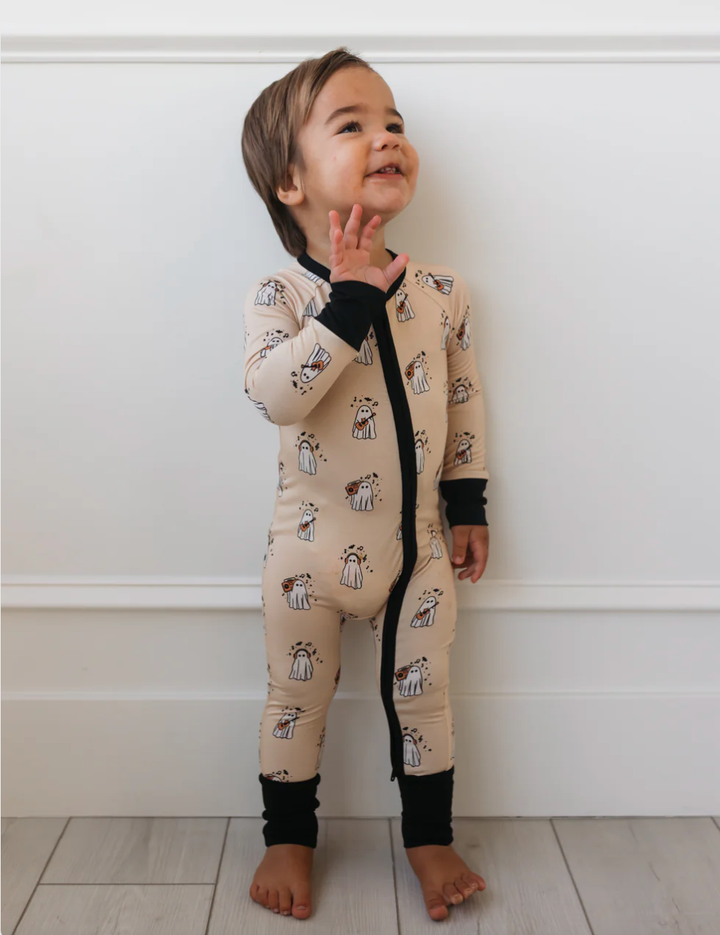 In My Jammers -DJ BooMBox Romper in Black (0-3mo and 9-12mo)