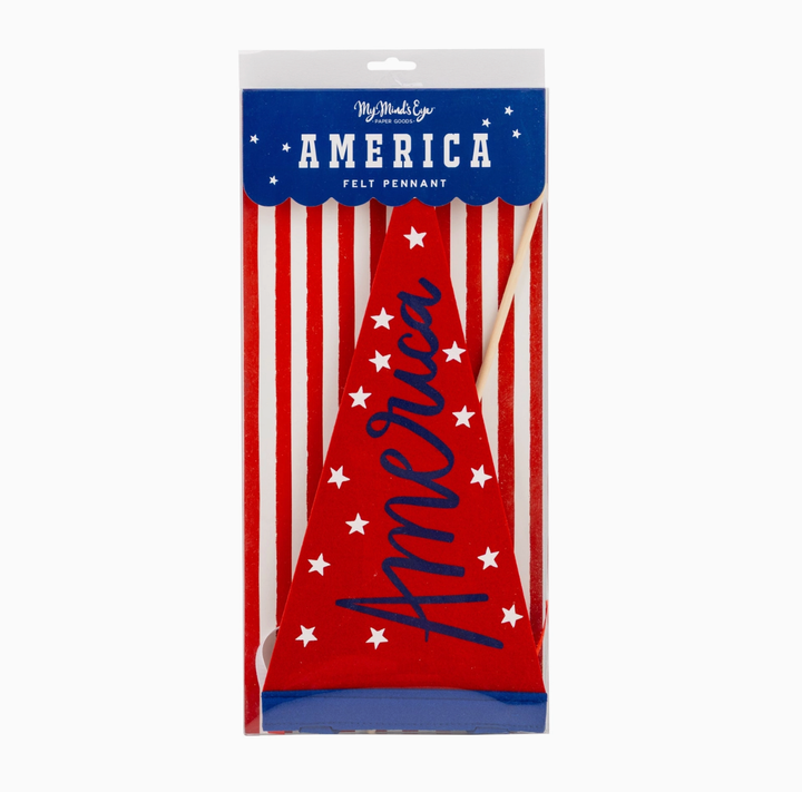 America Felt Pennant Banner - 14.5"