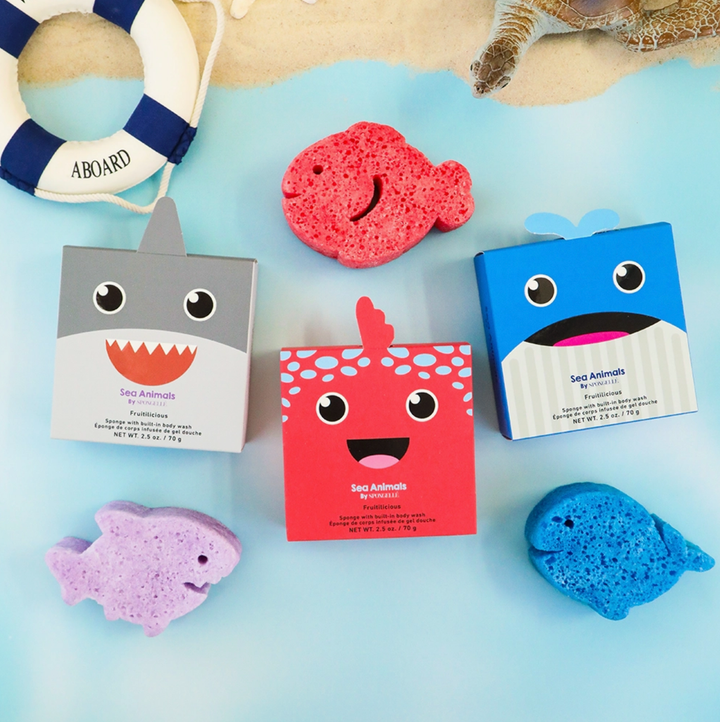 Spongelle Sea Animals bodywash infused buffers