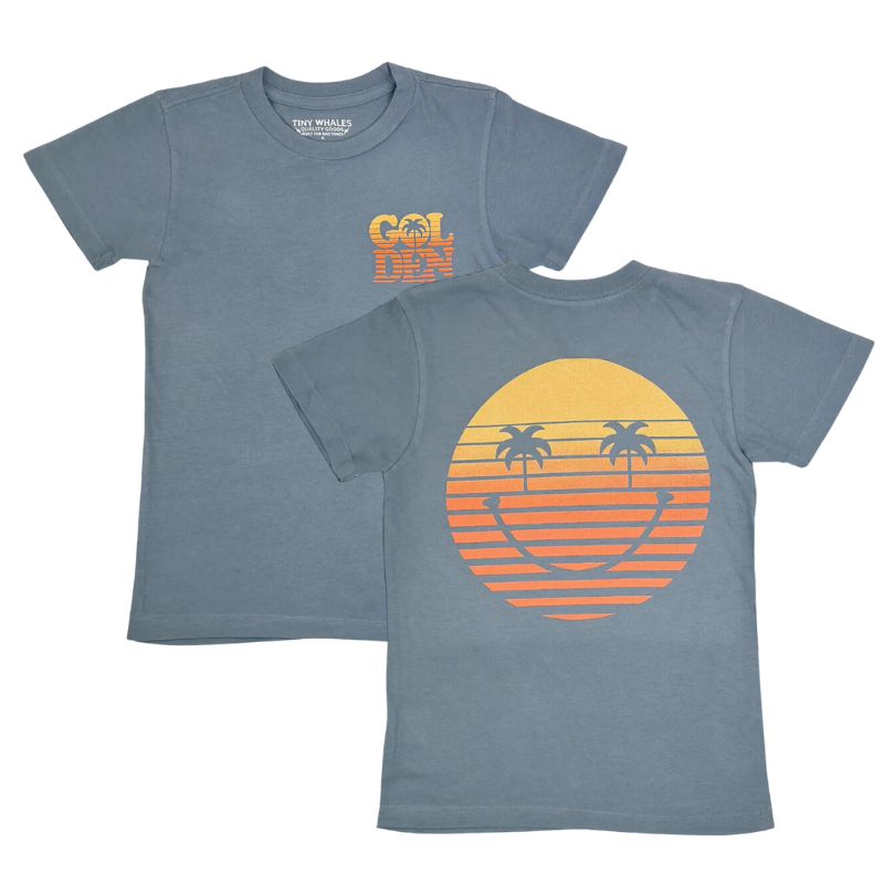 Tiny Whales golden days tshirt