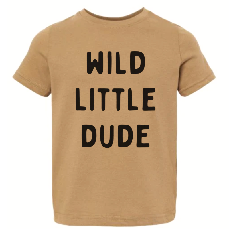 Wild Little Dude Carmel tshirt