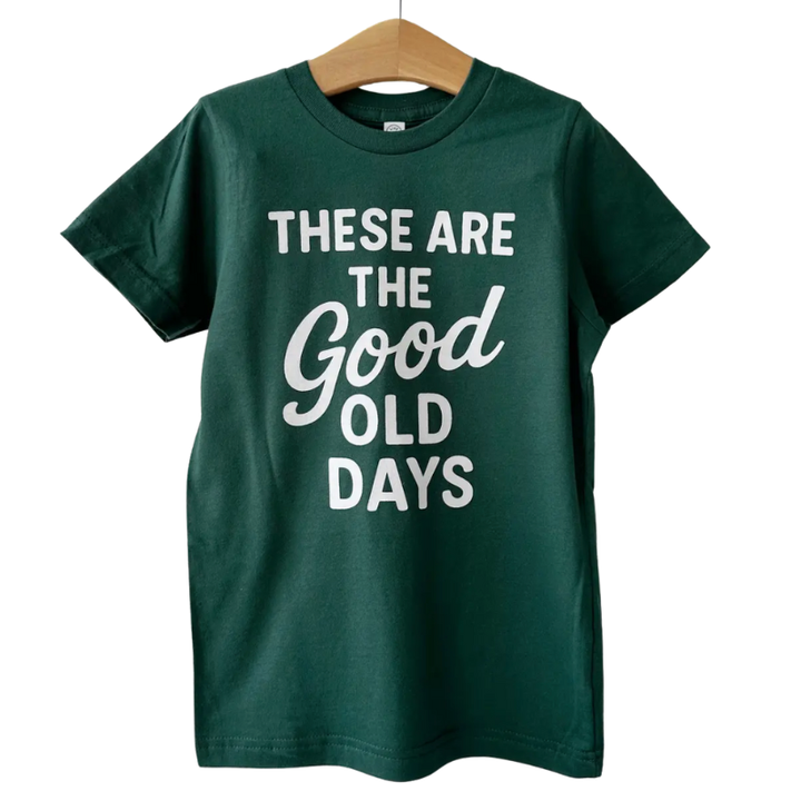 Wishing Elephant These are the Goold Old Days kids tshirt
