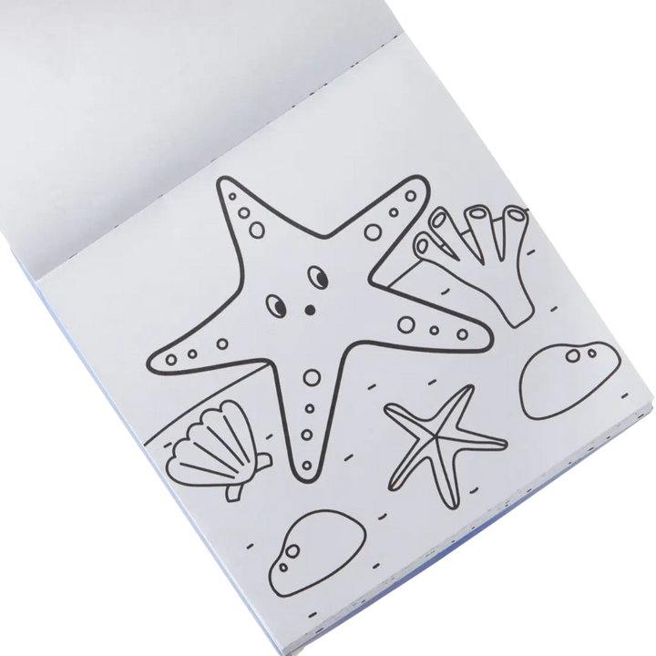 Ooly - Carry Along Crayon and Coloring Book Kit - Sea Life