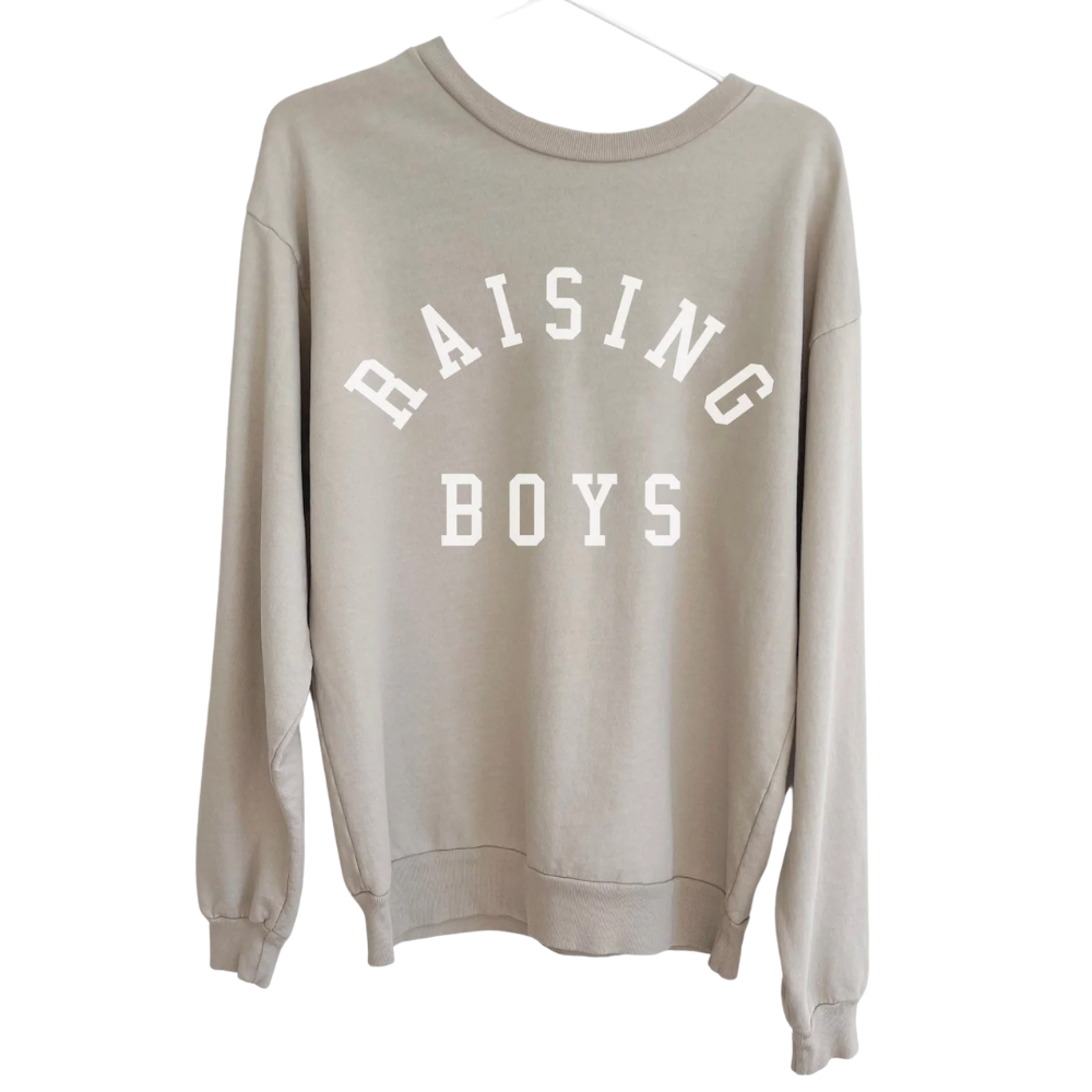 Raising boys sweatshirt clearance