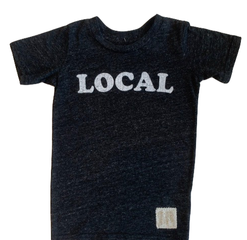 Kids Local tee in black