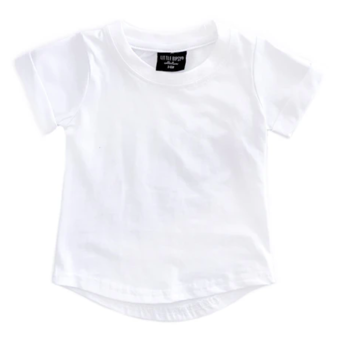 Little Bipsy - Basic Tee in White