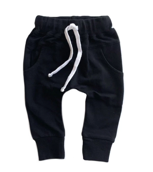 Baby boy black joggers shop