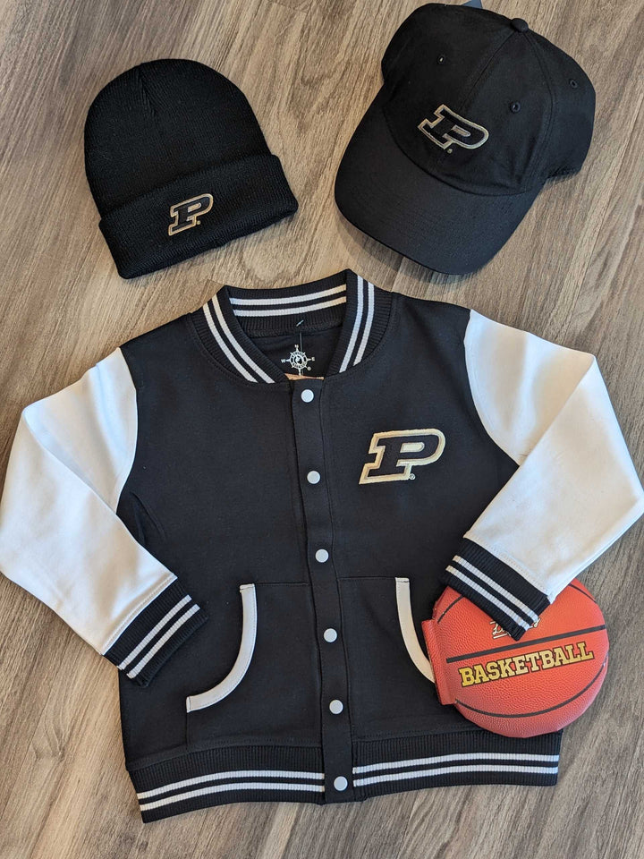 Purdue kids letterman jacket