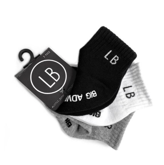 Little Bipsy - 3-Pack Socks - 3-Color Mix