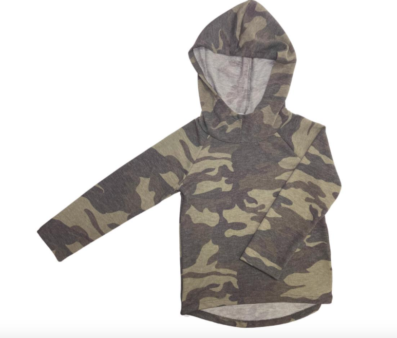 Boys camo hoodie