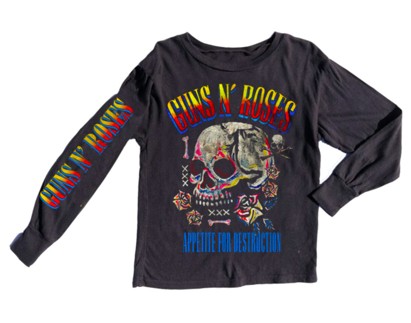 Rowdy Sprout Guns N Roses long sleeve tee