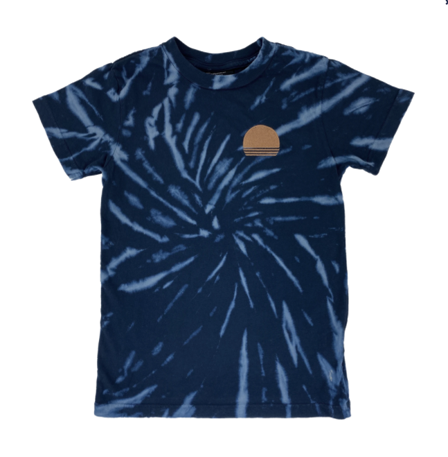 Tiny Whales - Blue Ridge Tee in Navy Tie Dye