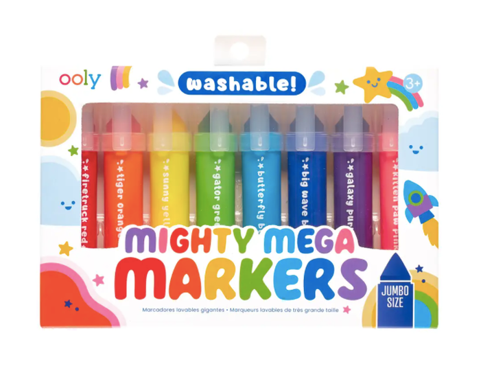 Ooly - Mighty Mega Markers Pack of 8