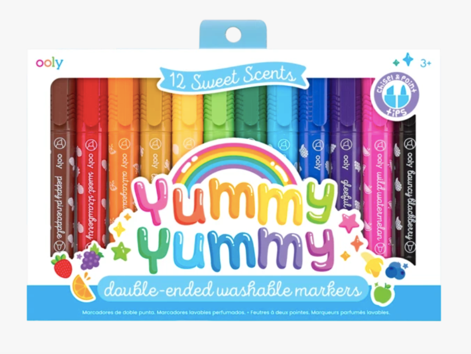Ooly - Yummy Yummy Scented Markers Pack of 12 – Roman & Leo