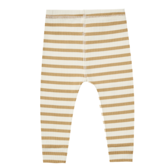 Quincy Mae ribbed leggings honey stripe