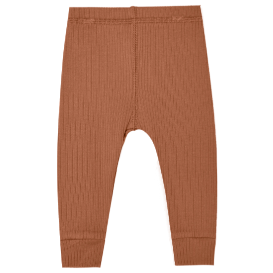 Quincy Mae ribbed leggings in clay