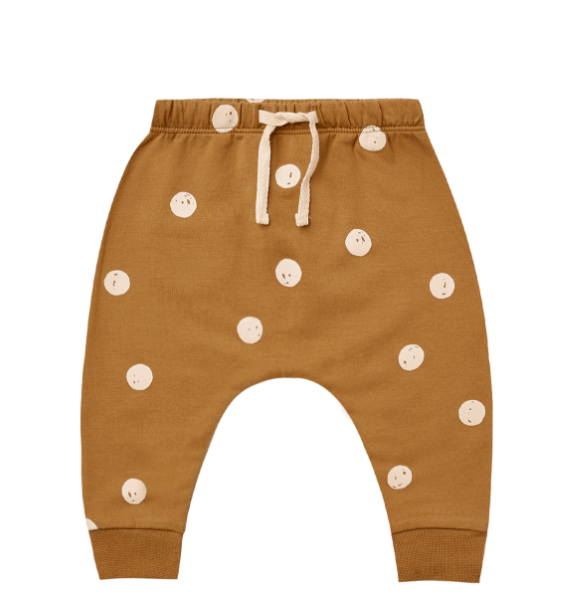Quincy Mae Dot sweatpant in walnut