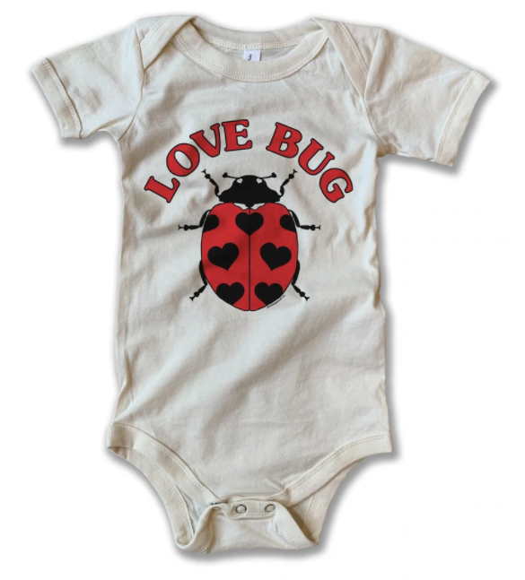 Rivet Kids - Love Bug Onesie in Natural