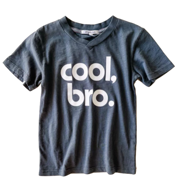 Joah Love - Cool, bro. tee in Titanium