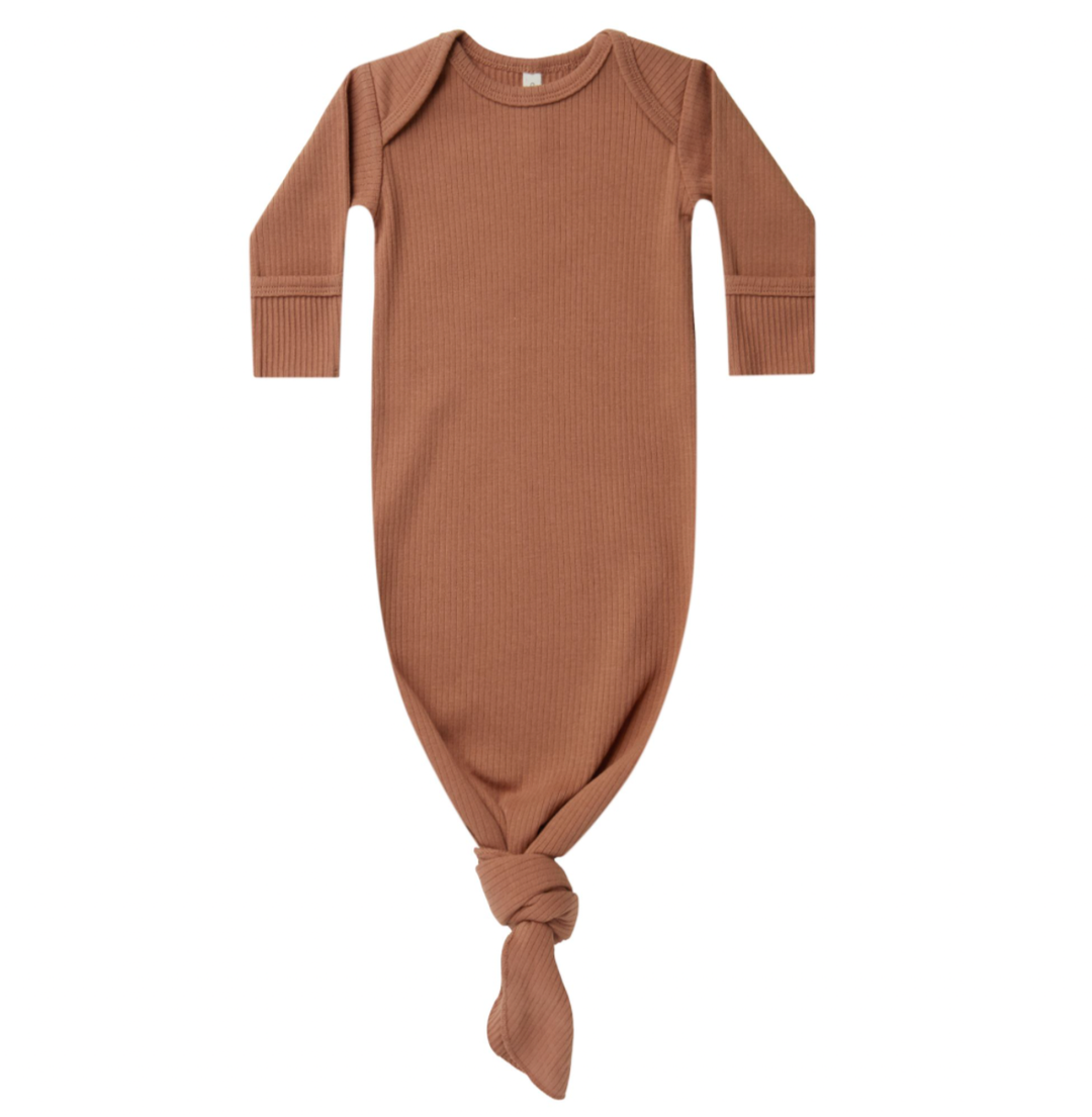 Quincy Mae amber knotted gown