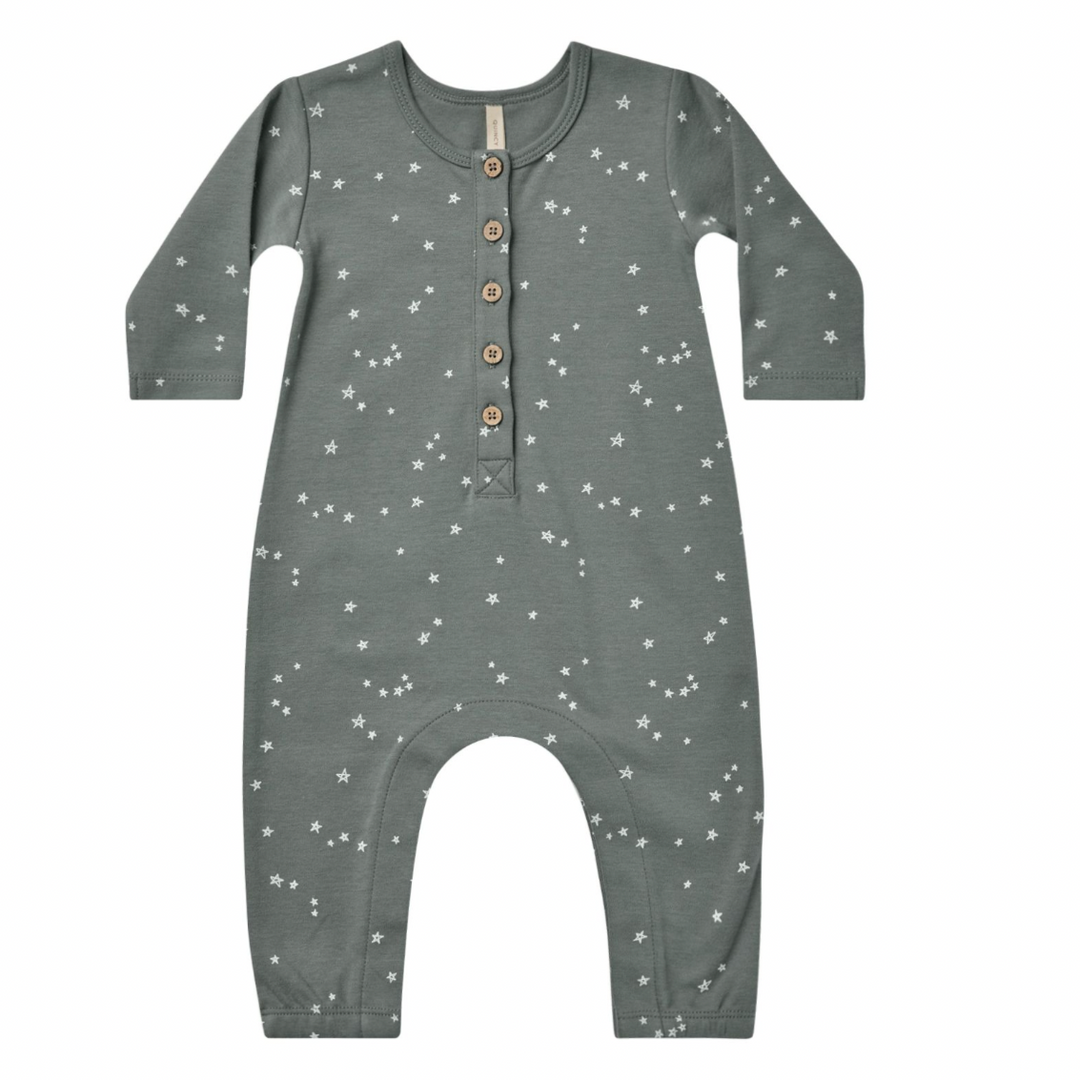 Quincy Mae baby jumpsuit in dusk w/ stars