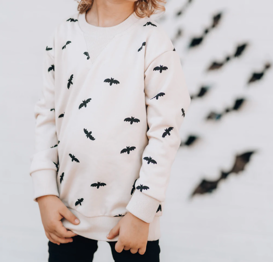 Trilogy Design Co - Batty Sweatshirt in Light Tan (8)