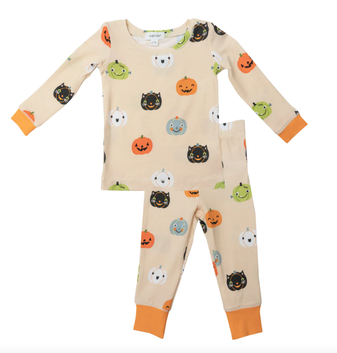 Angel Dear - Halloween Pumpkins Two-Piece Pajamas