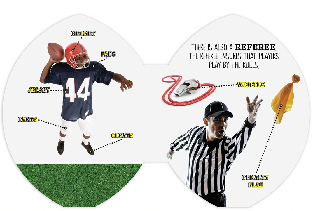 Let's Play Football by Nancy Hall - Board Book