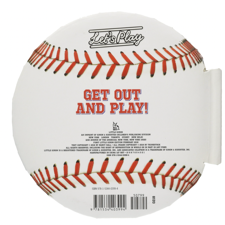 Let's Play Baseball by Nancy Hall - Board Book