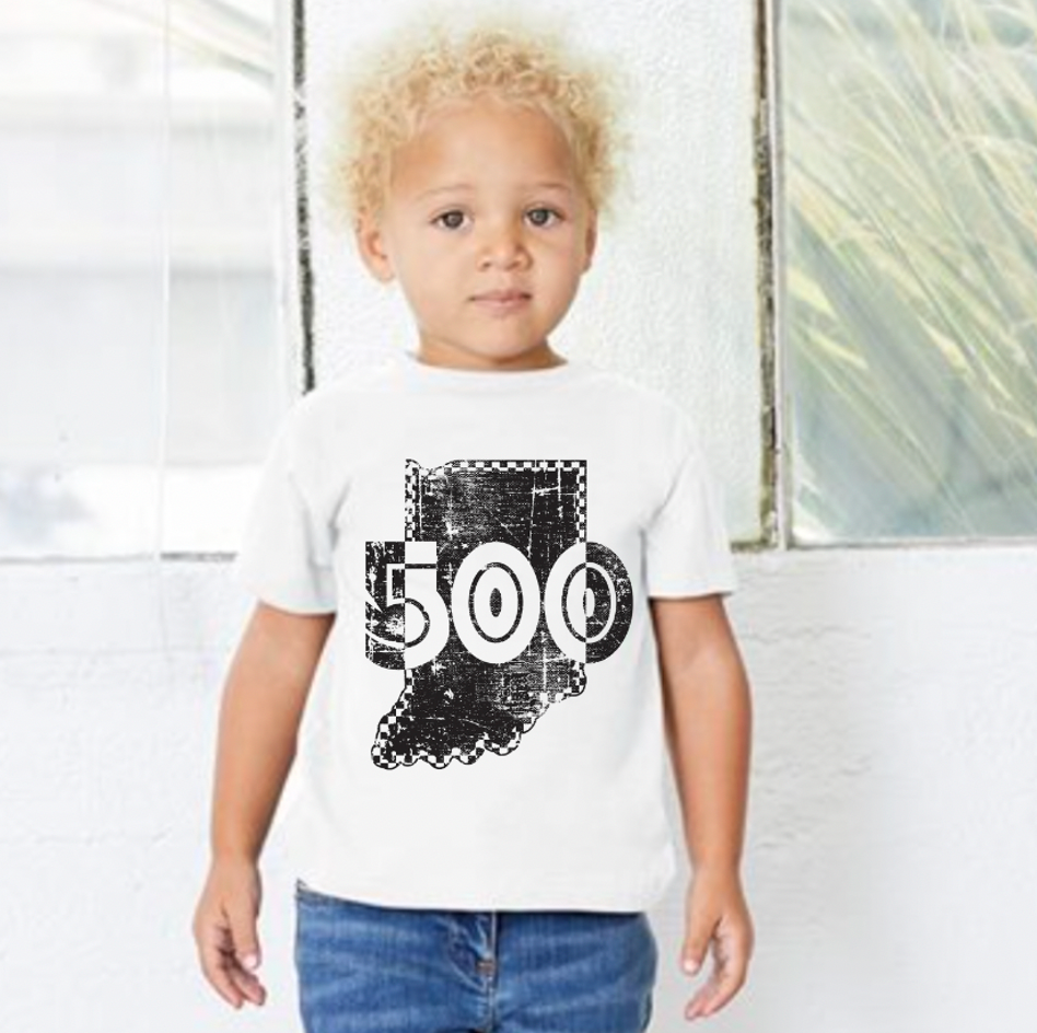 Roman & Leo - Indy's Month of May 500 Tee in White