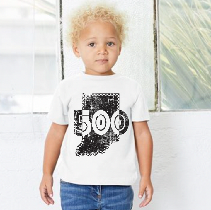 Roman & Leo - Indy's Month of May 500 Tee in White
