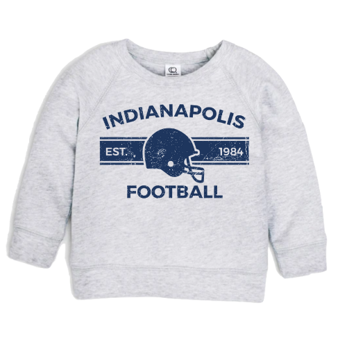 Indianapolis Football - Kids Hoodie in Heather Grey – Roman & Leo