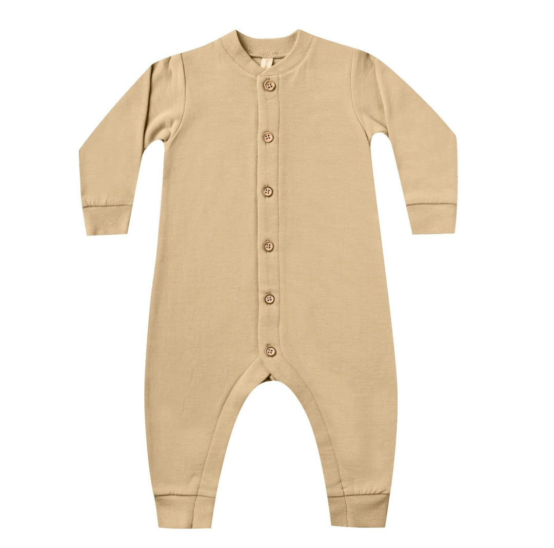 Quincy Mae fleece jumpsuit in honey