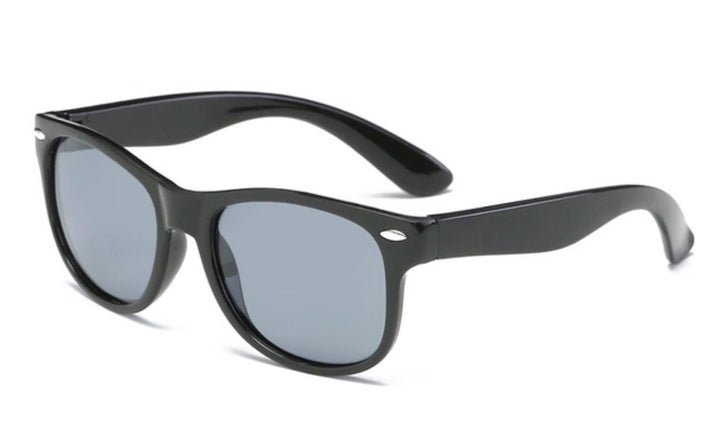 Kids Black Wayfarer Sunglasses