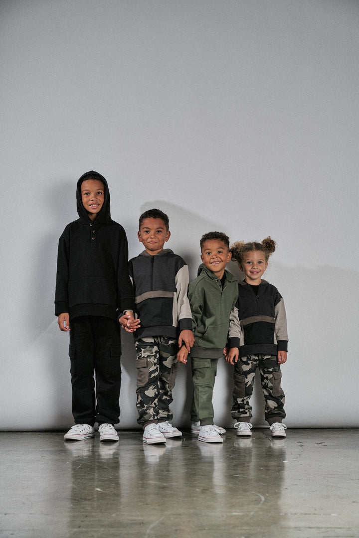 Little Bipsy - Cargo Joggers in Army Camo (8)