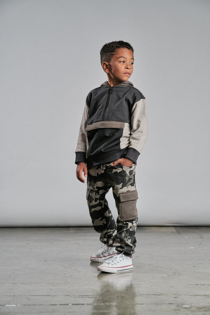 Little Bipsy - Cargo Joggers in Army Camo (8)