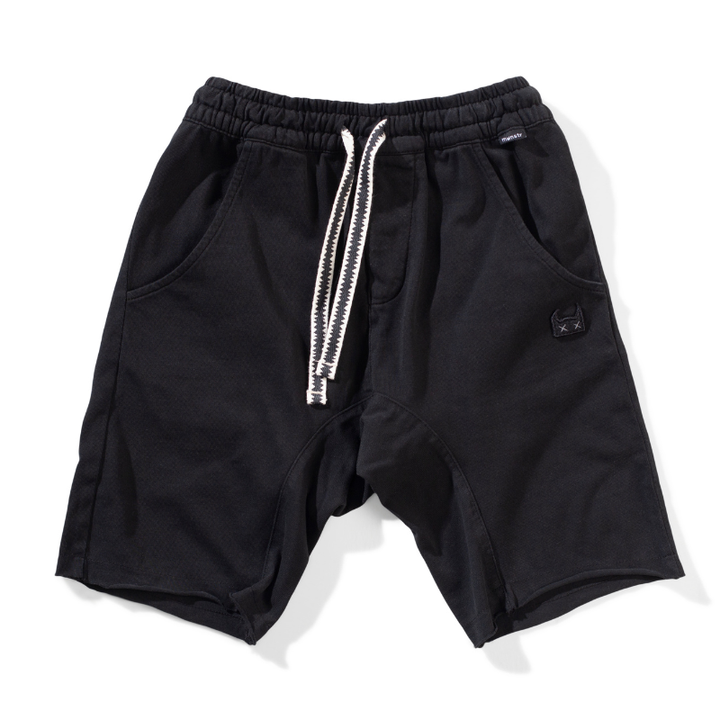 Munster Kids - Slacker Shorts in Washed Black (2)