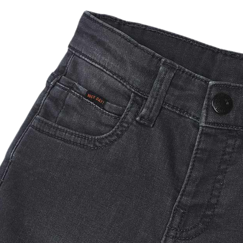 Mayoral - Boys Soft Denim Slim Jeans in Dark Grey (2)