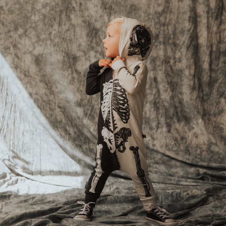 Rags - Full Body Skeleton Romper