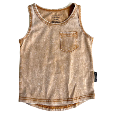 Little Bipsy - Acid Wash Tank in Sand
